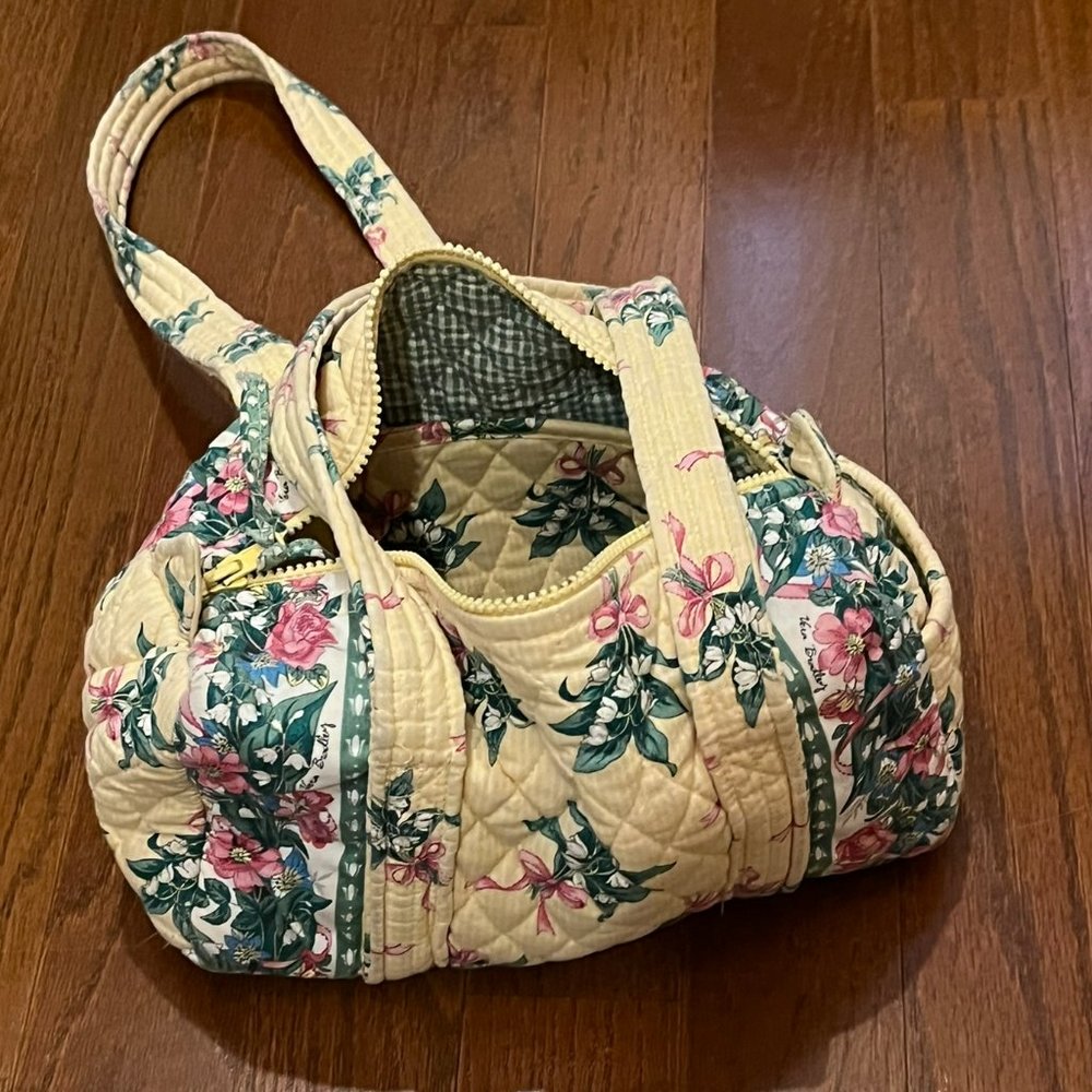 Vera Bradley Yellow Floral Shoulder Bag